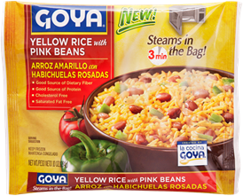 Yellow Rice with Pink Beans