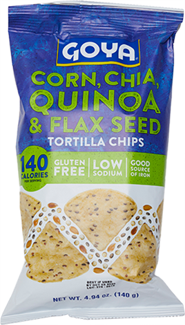 Corn, Chia, Quinoa & Flax Seed Tortilla Chips